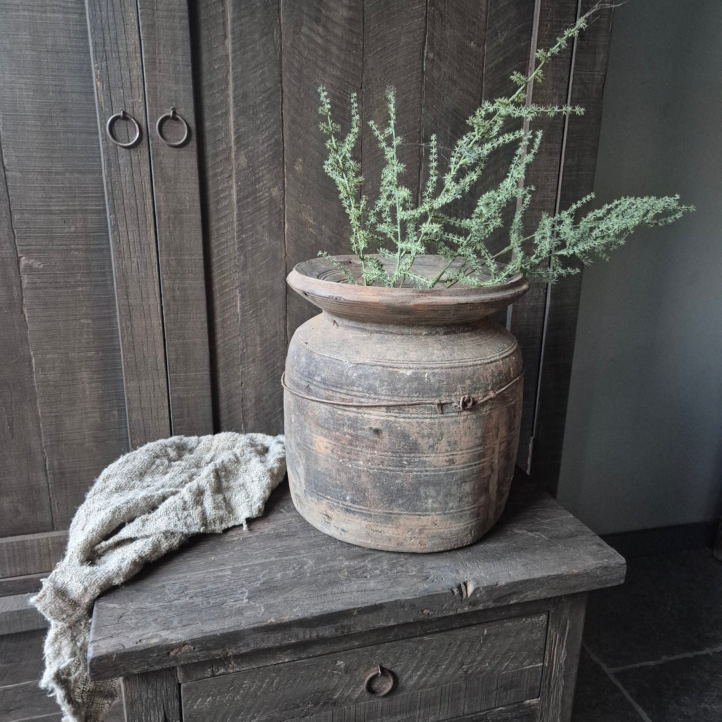 Oud houten kruik nr. 137