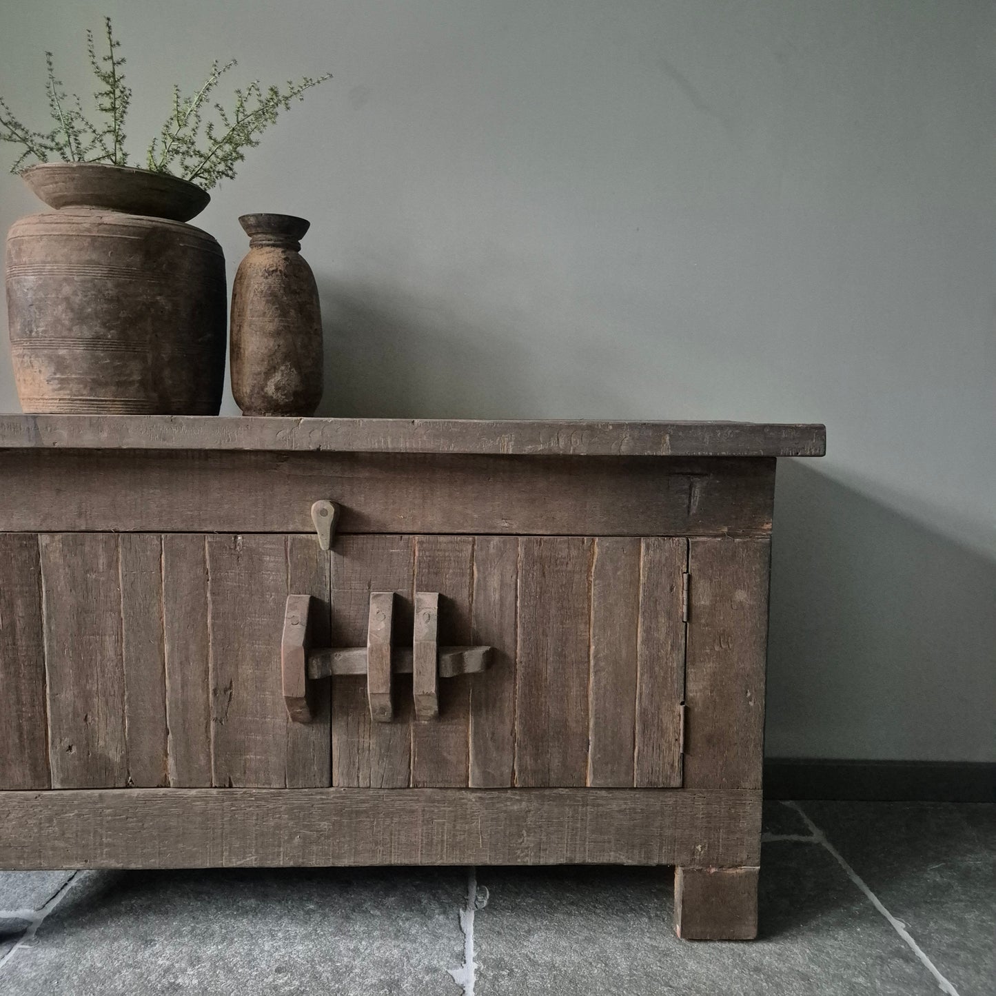 Tv meubel schuifslot | driftwood 125cm