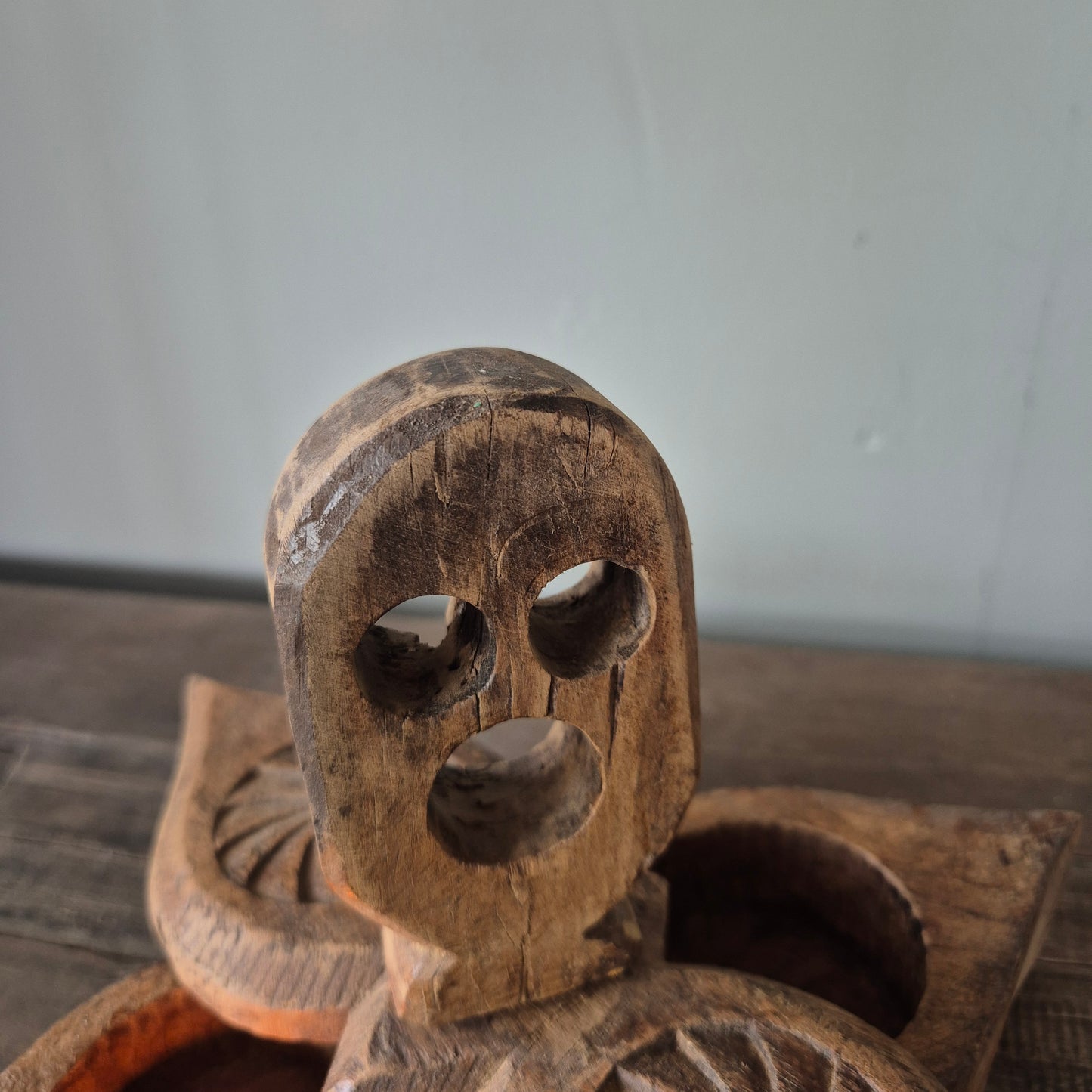 Oud houten spicebox nr. 2