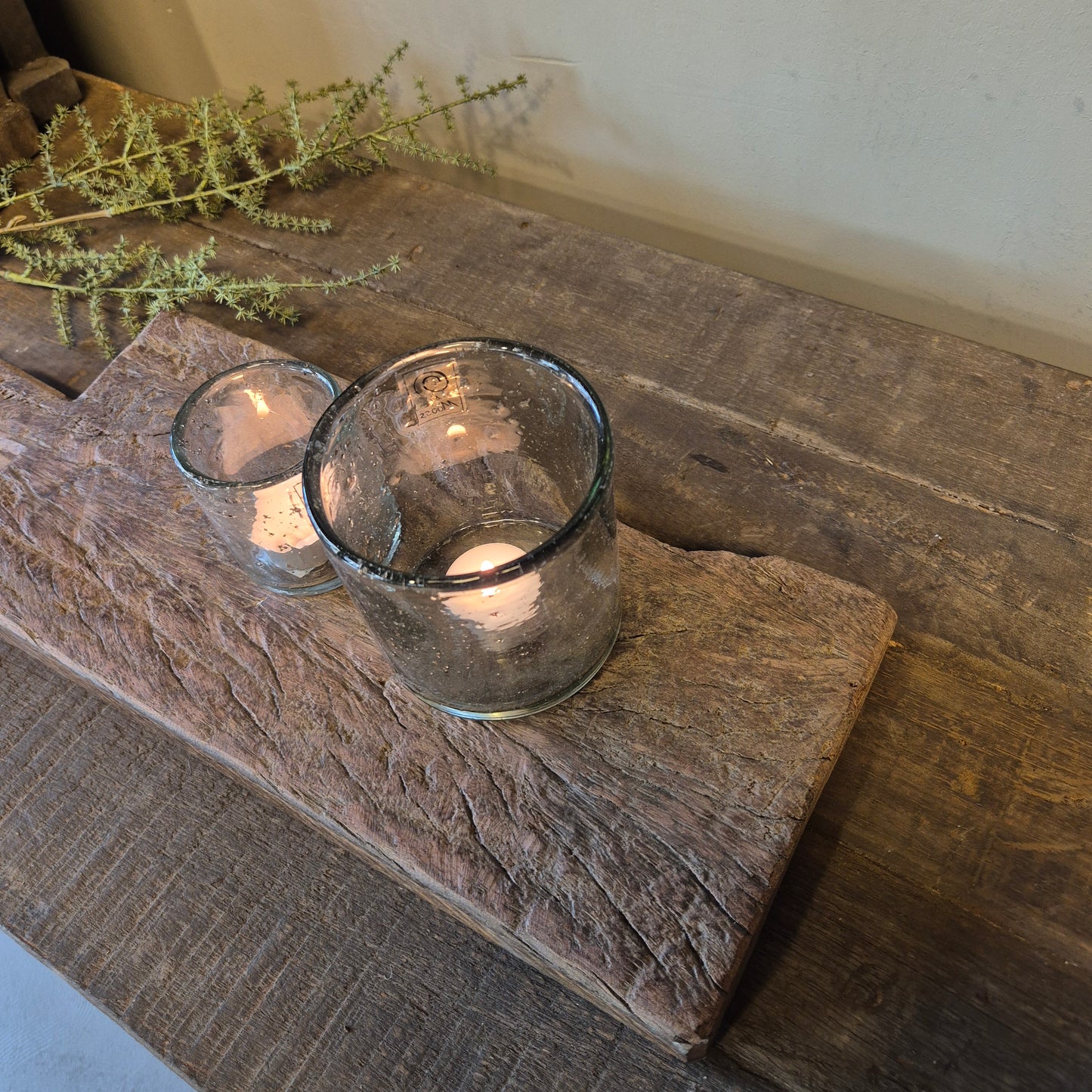 Uniek oud houten serveerplank