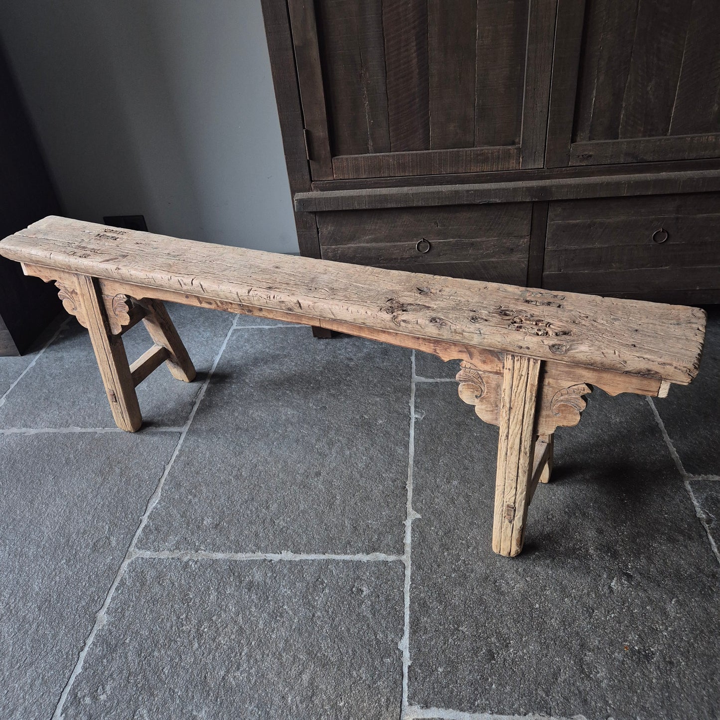 Oud houten Chinees bankje nr. 5