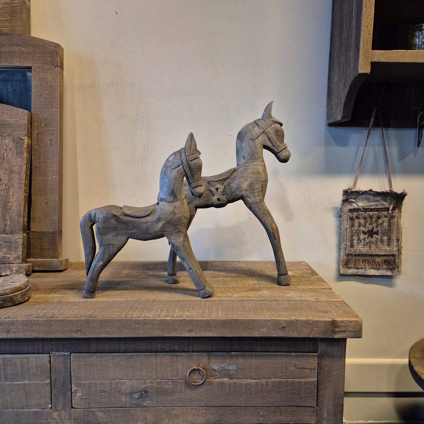 Uniek houten paard M