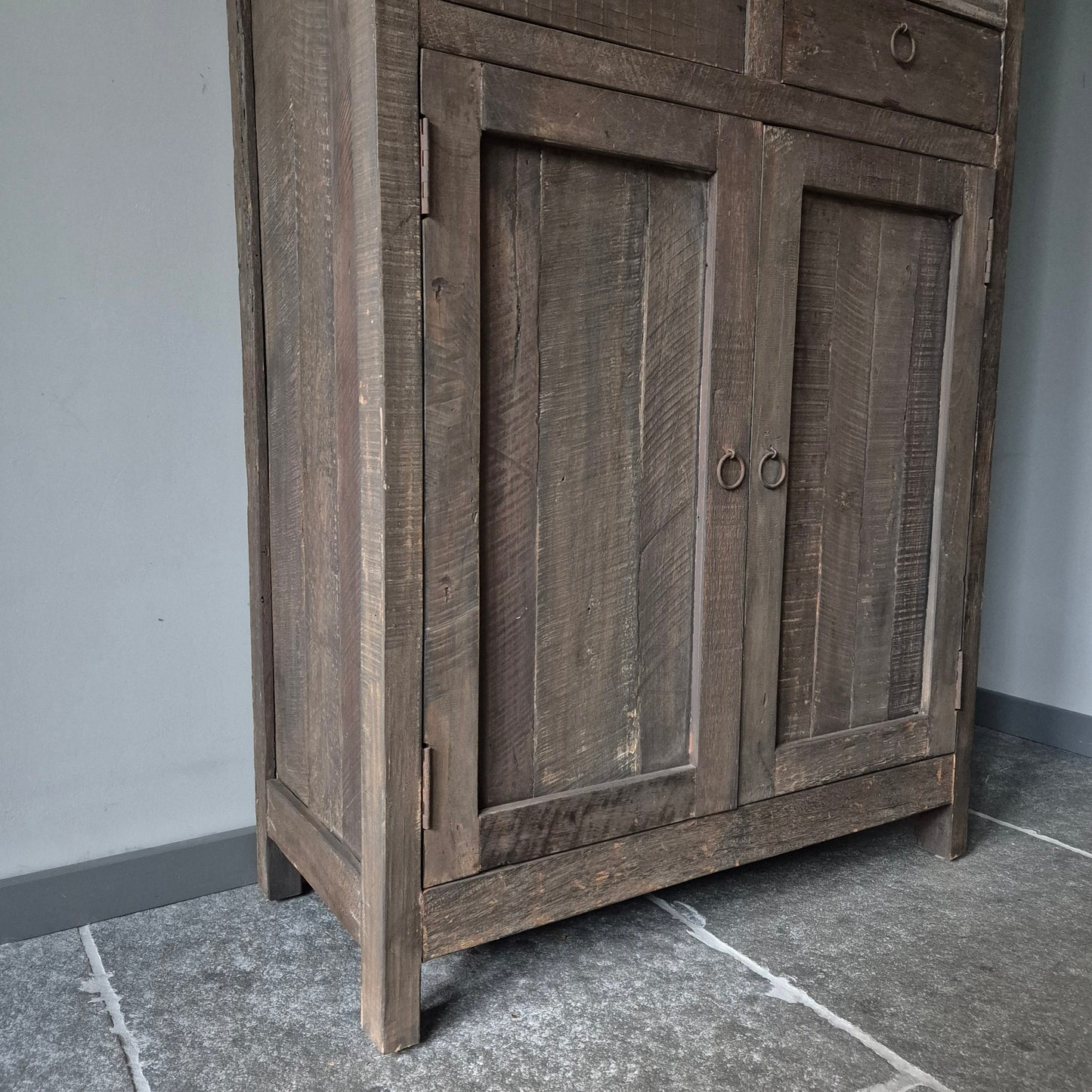 Kast driftwood 2-deurs/lades | open vakken