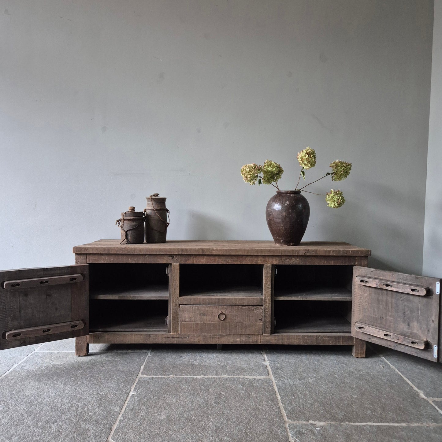 Landelijk tv-meubel 150 cm | Driftwood