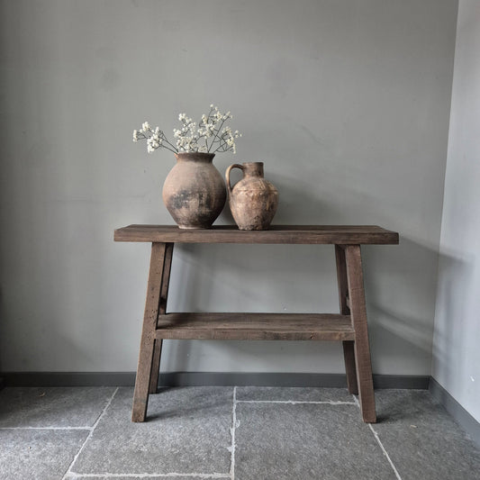 Sidetable met onderblad | driftwood