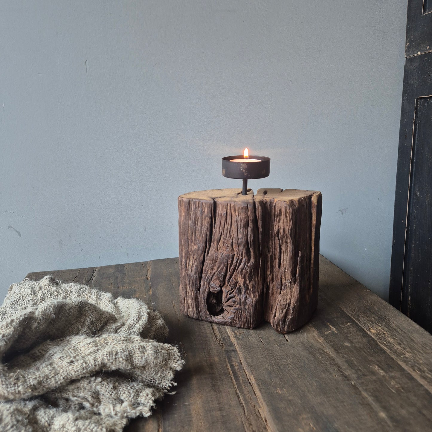 Kandelaar hout nr. 2