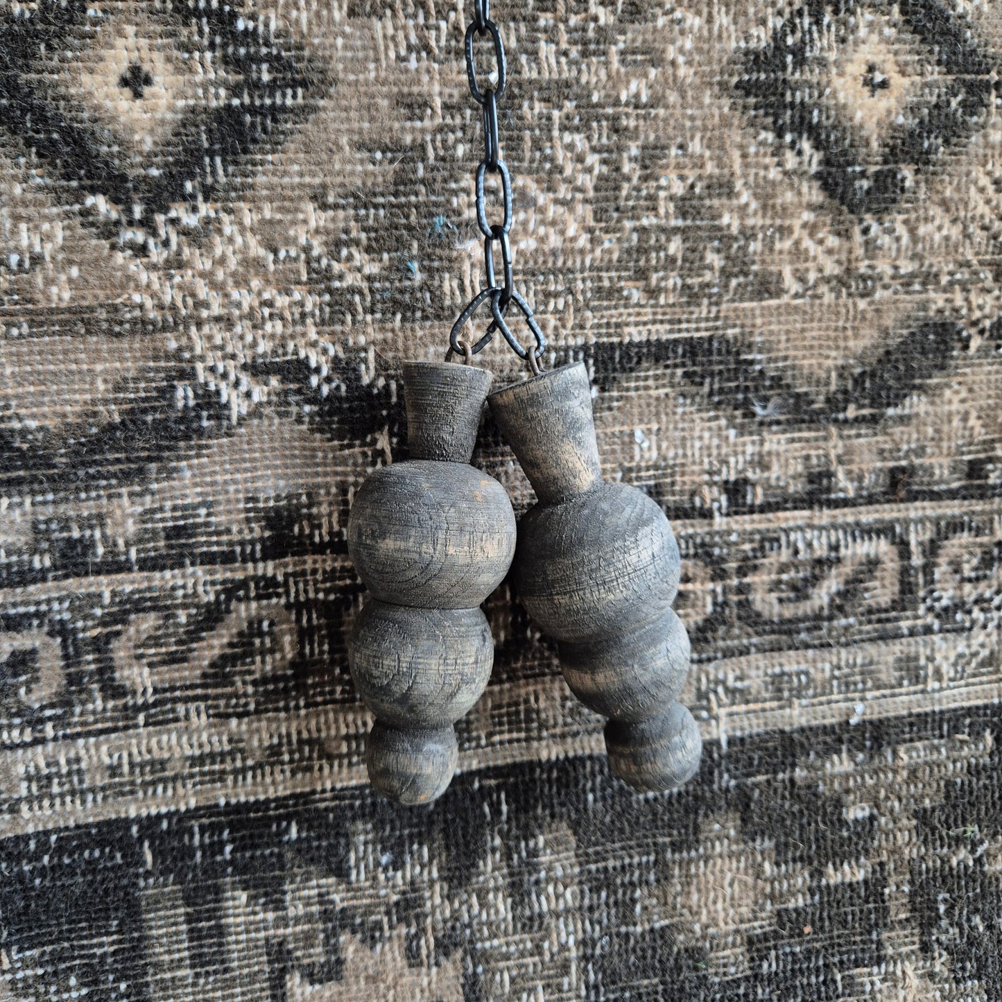 Uniek handgemaakt wanddoek San7