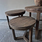 Salontafel rond driftwood | set van 3