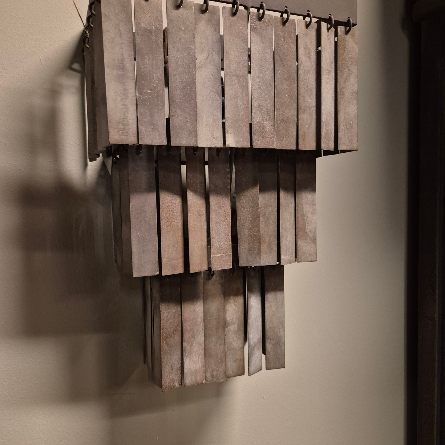 Wandlamp Iron Falls vierkant | Goldenbelt