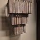 Wandlamp Iron Falls vierkant | Goldenbelt
