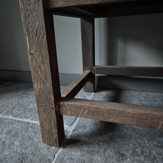 Bijzettafel met lade driftwood