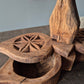 Oud houten spicebox