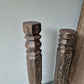 Uniek oud houten baluster nr. 1 (links)