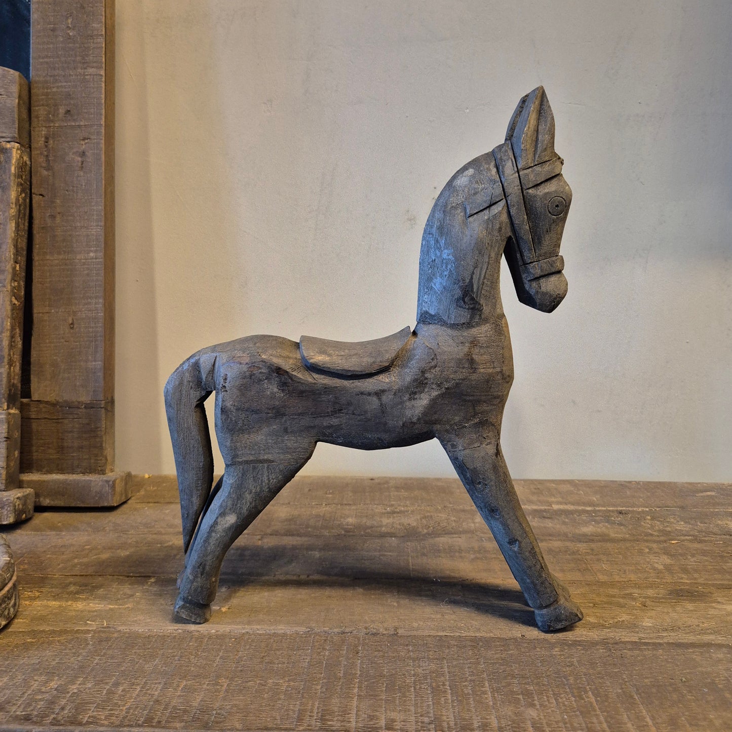 Uniek houten paard S