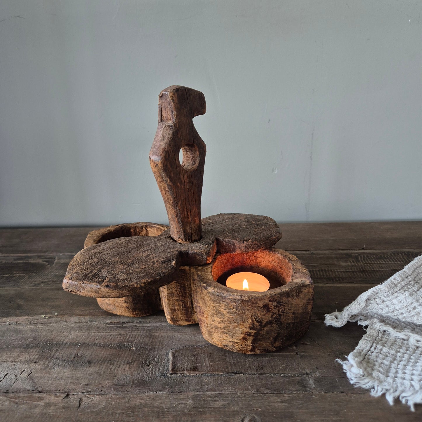 Oud houten spicebox nr. 4