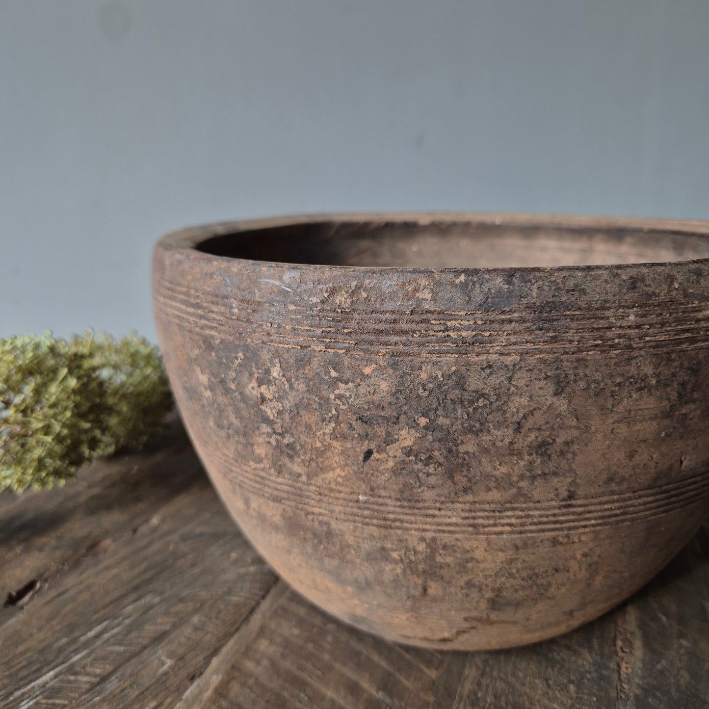 Oud houten kruik | schaal nr. 10