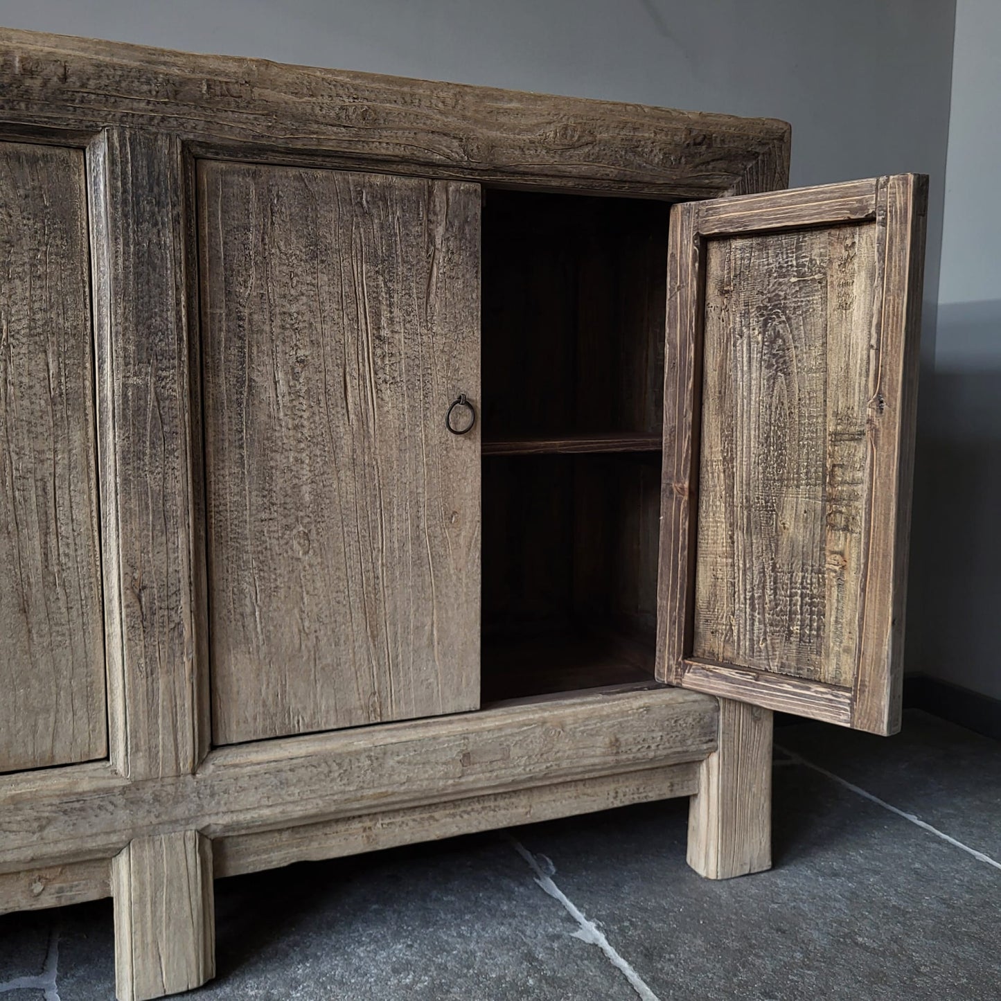 Elmwood dressoir 230cm
