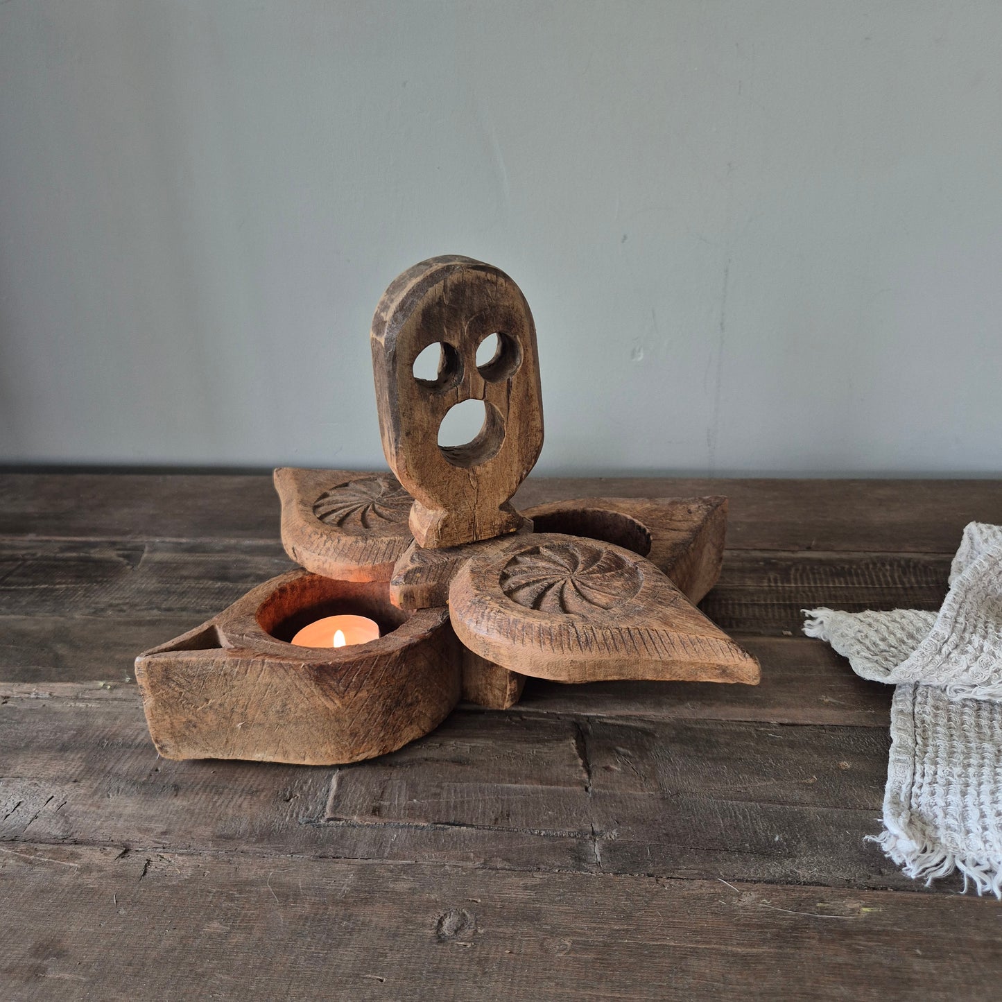 Oud houten spicebox nr. 2
