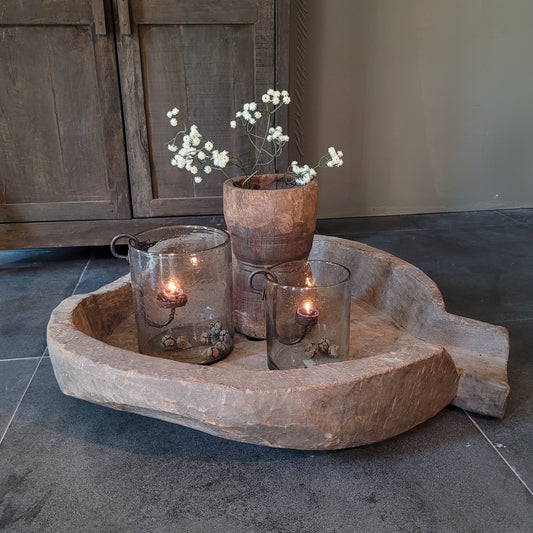 Uniek oud houten trog | schaal XL