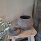 Houten pot met deksel