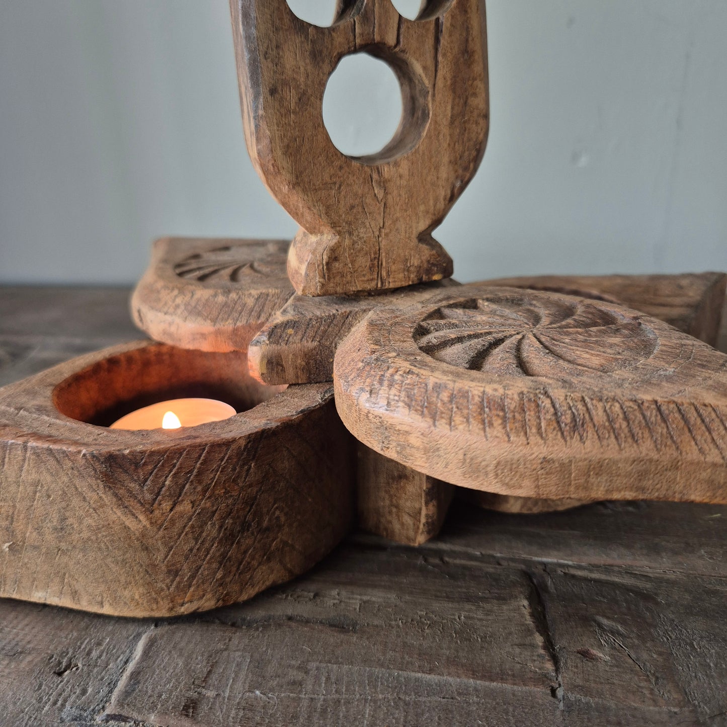 Oud houten spicebox nr. 2