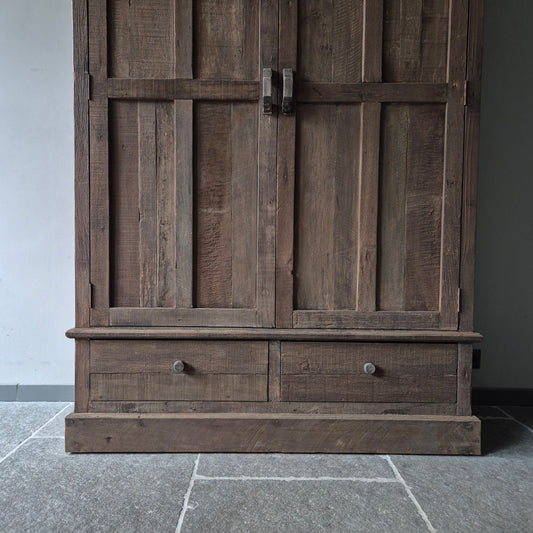 Kast 2-deurs/lades driftwood XL