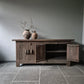 Dressoir oud hout driftwood schuifslot
