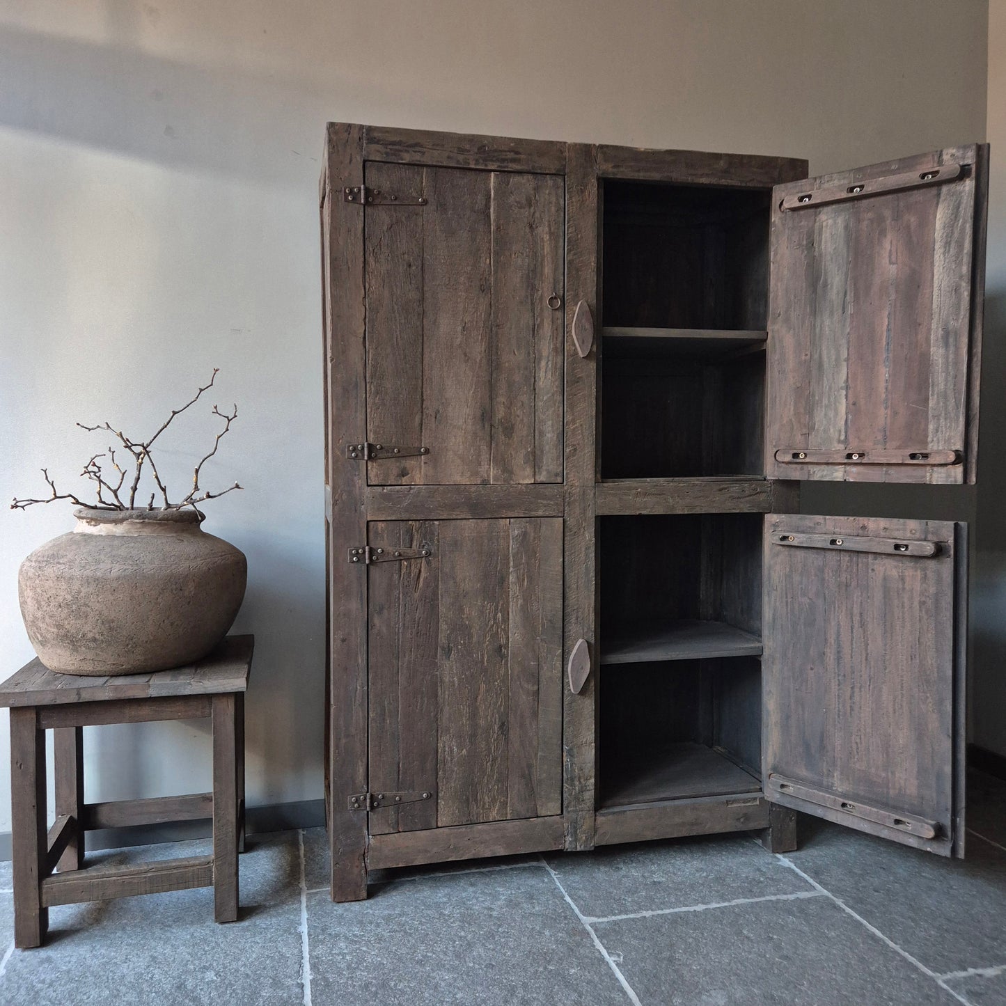 Driftwood kast | 4-deurs