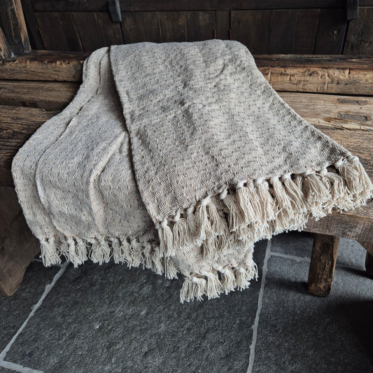 Plaid Cozy 130x180 beige