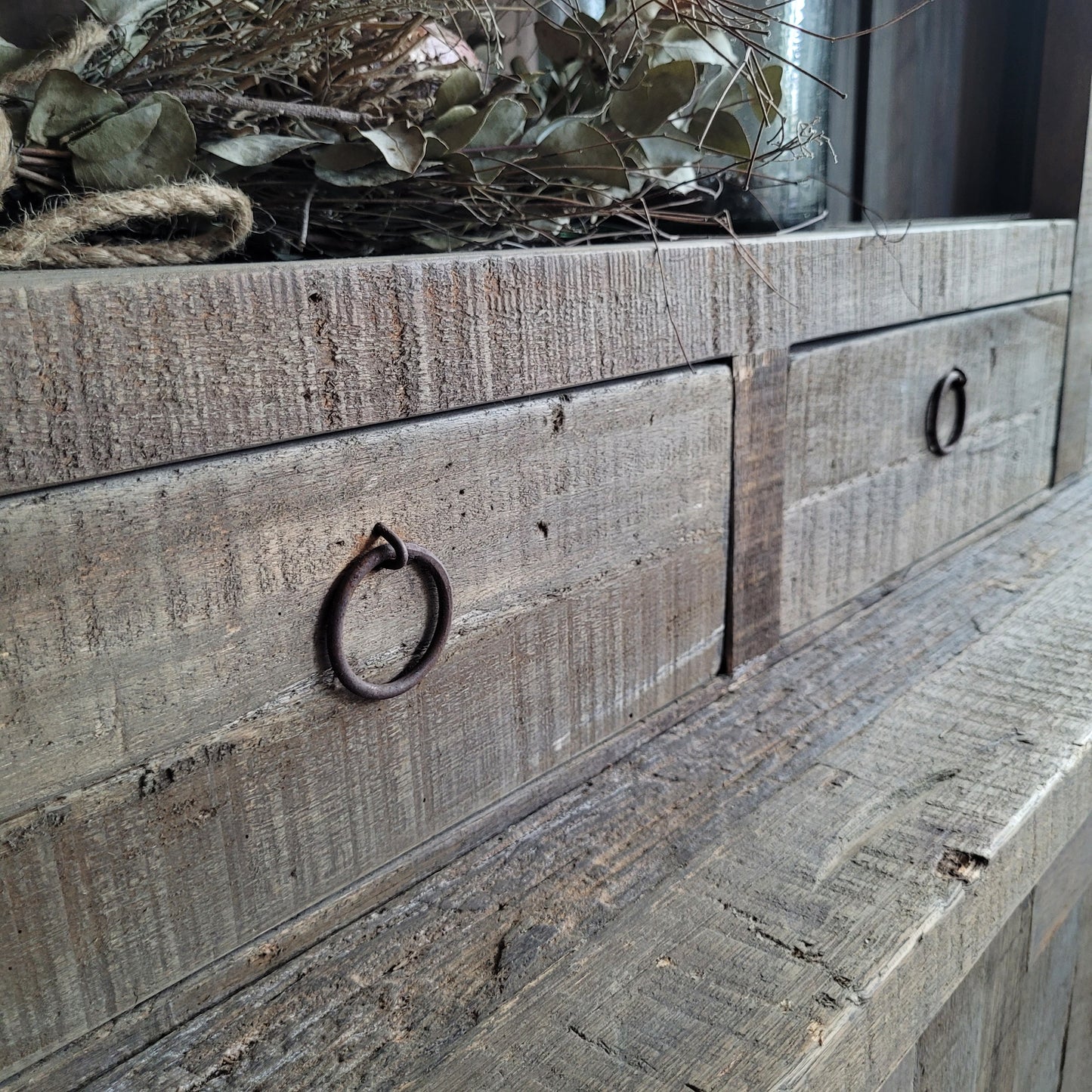 Buffetkast open | driftwood oud hout