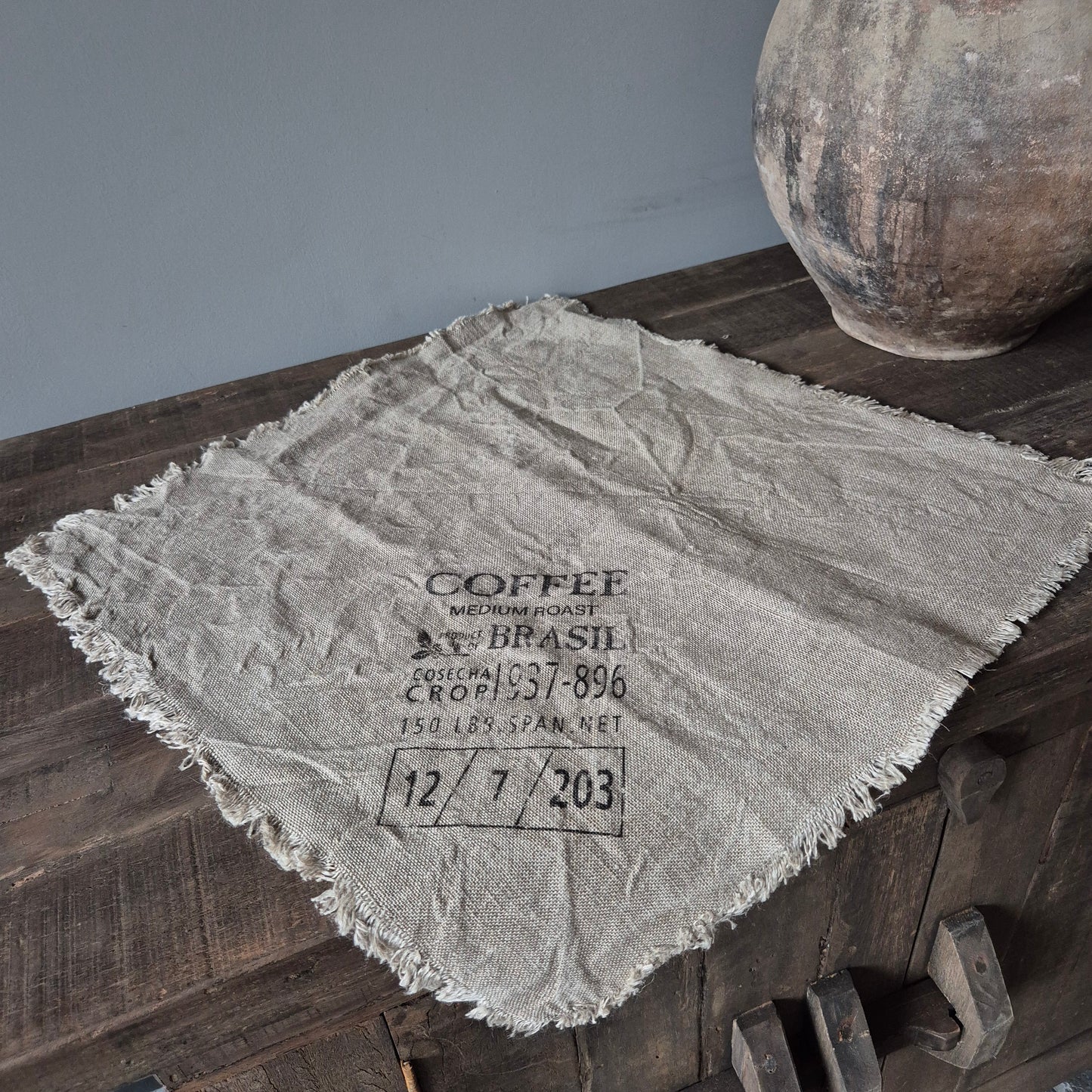 Shabby doek Coffee | 45x50cm