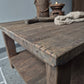 Salontafel driftwood vierkant met onderblad