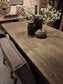 Landelijke eettafel | met H-poot | Driftwood