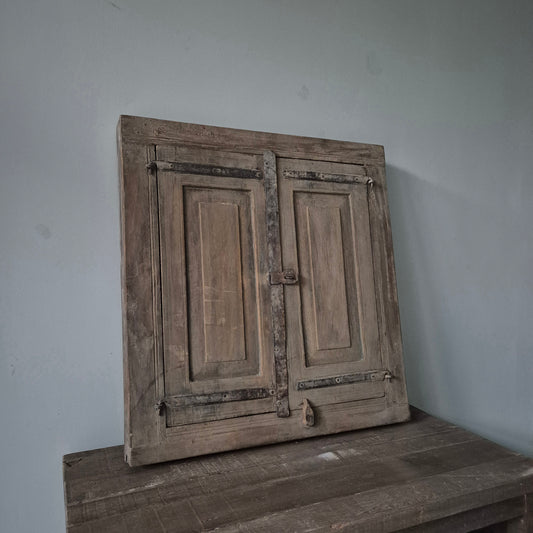 Spiegel | uniek oud houten luik