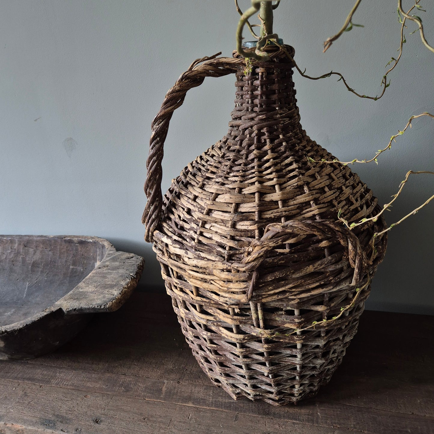 Rotan gistfles sober uniek