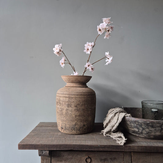 Kunsttak kersenbloesem wit 85cm