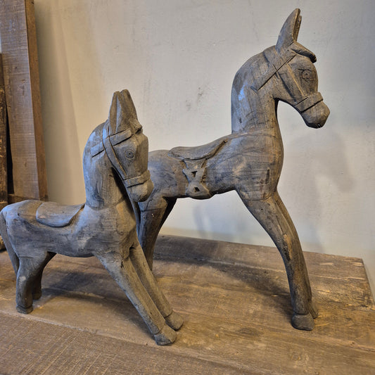 Uniek houten paard S