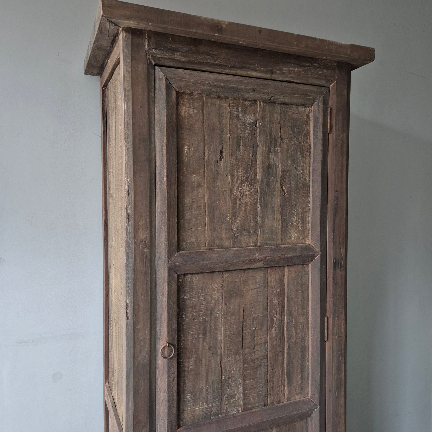 Landelijke kast 1-deurs met lade | oud hout | Driftwood