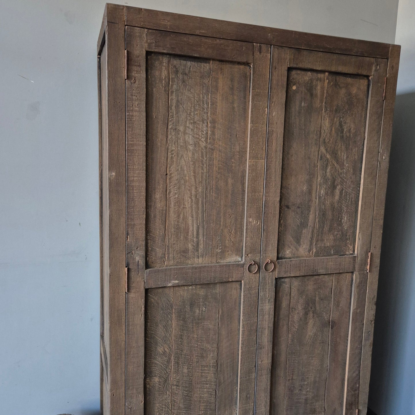 Landelijke kast | 2 deuren & lades | oud hout Driftwood