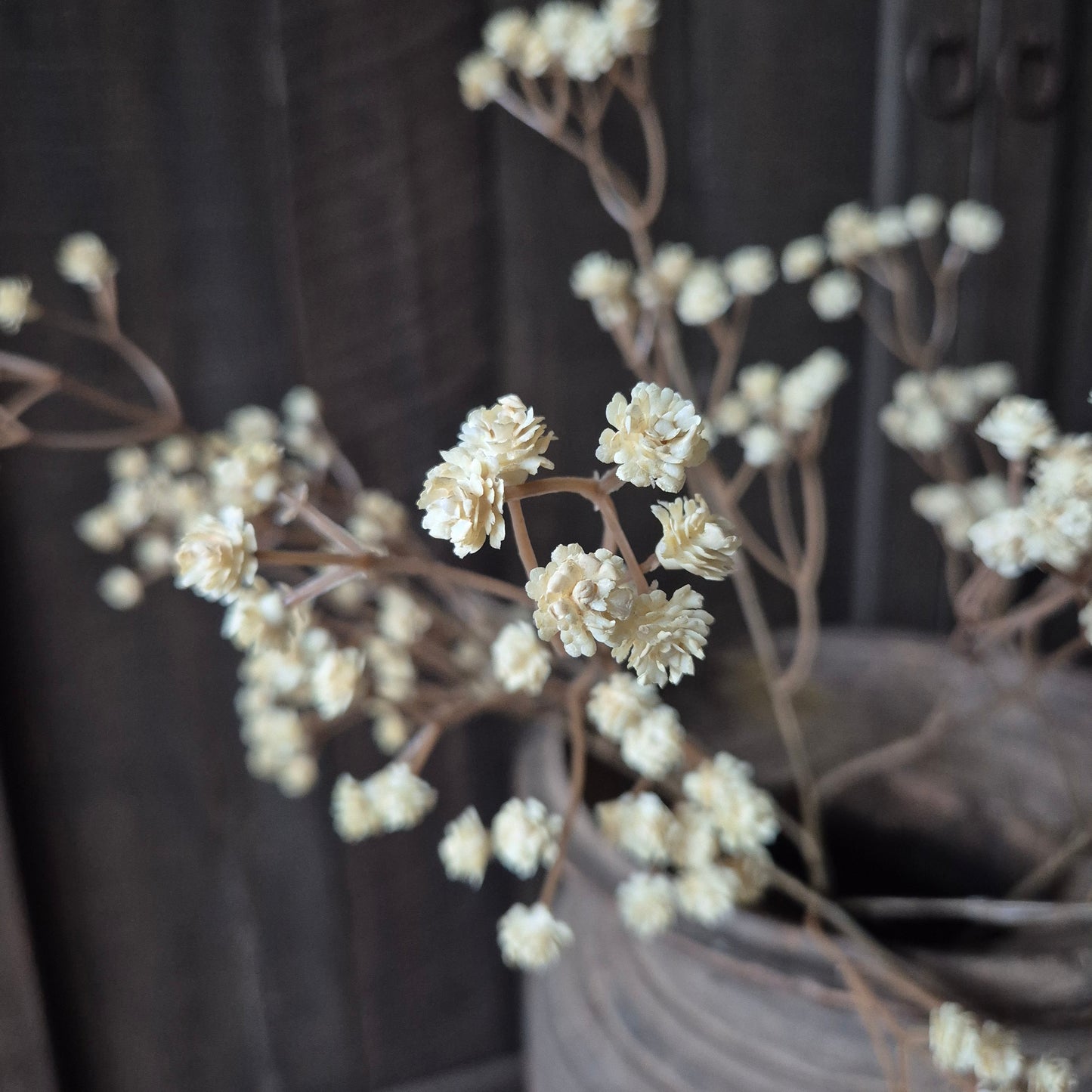 Kunsttak gipskruid beige 65cm