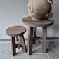 Bijzettafeltjes driftwood rond | set van 2