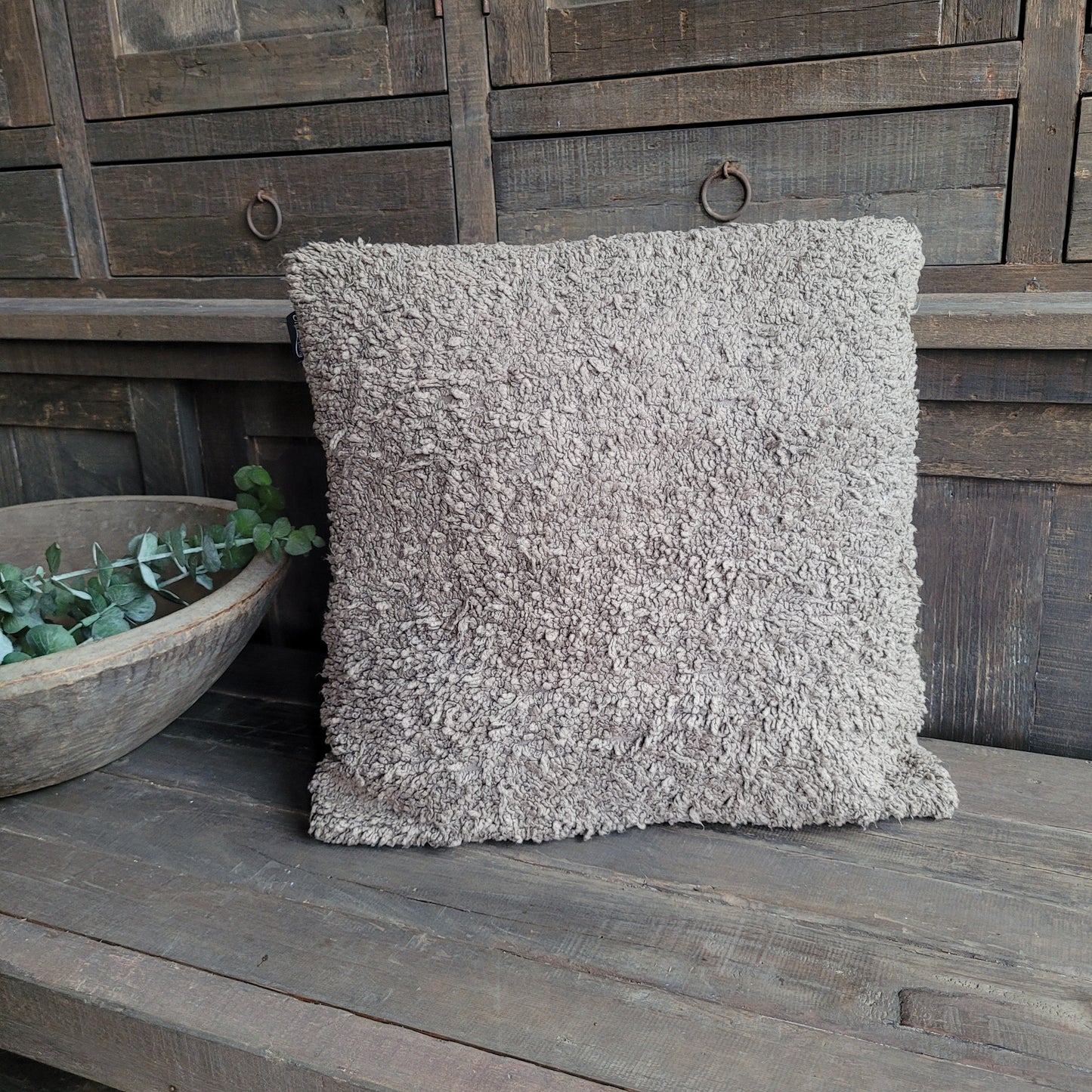 Kussen Jork taupe 45x45