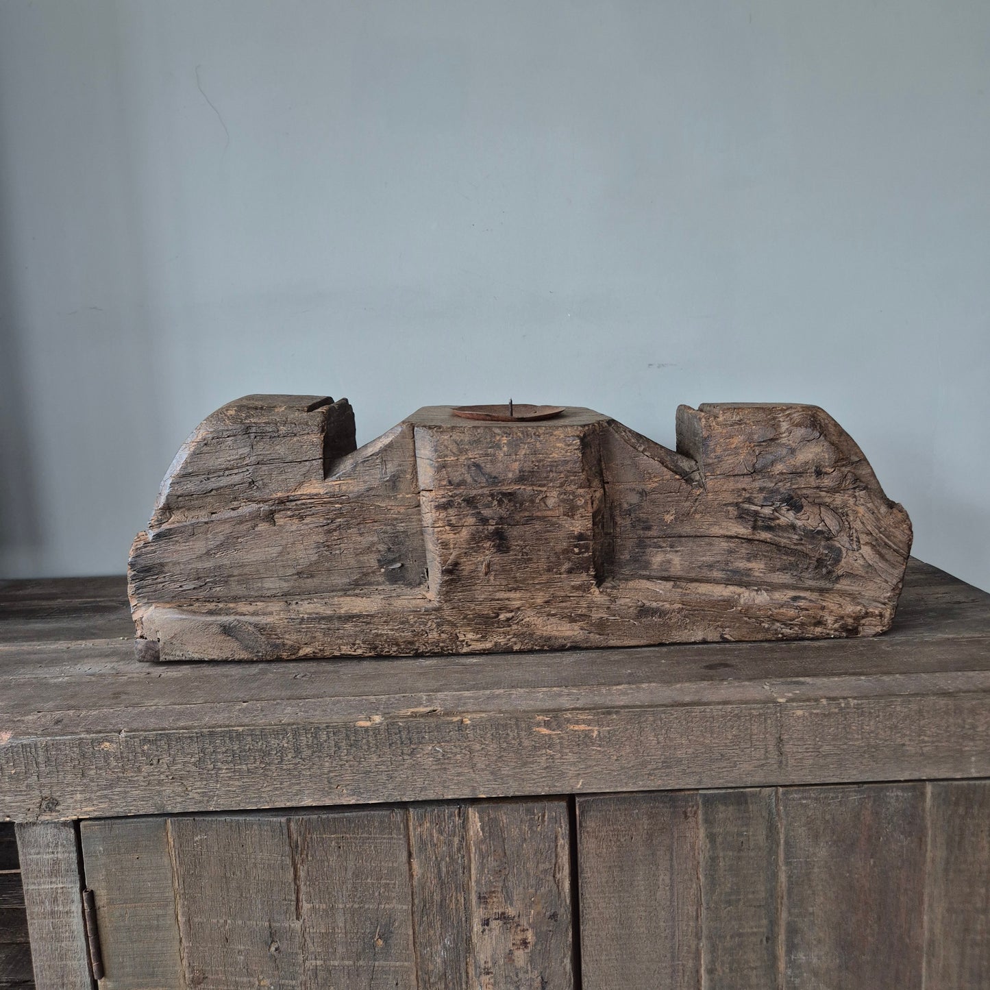 Uniek oud houten ornament nr. 5