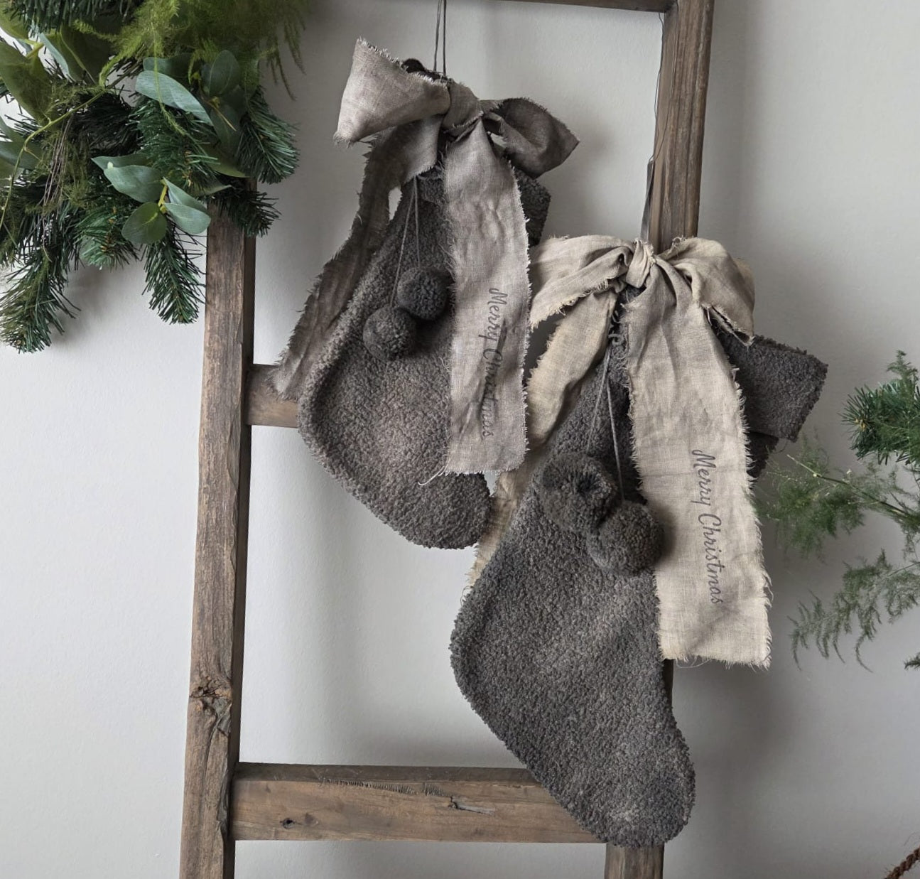 Kerst sok teddy handgemaakt | San7
