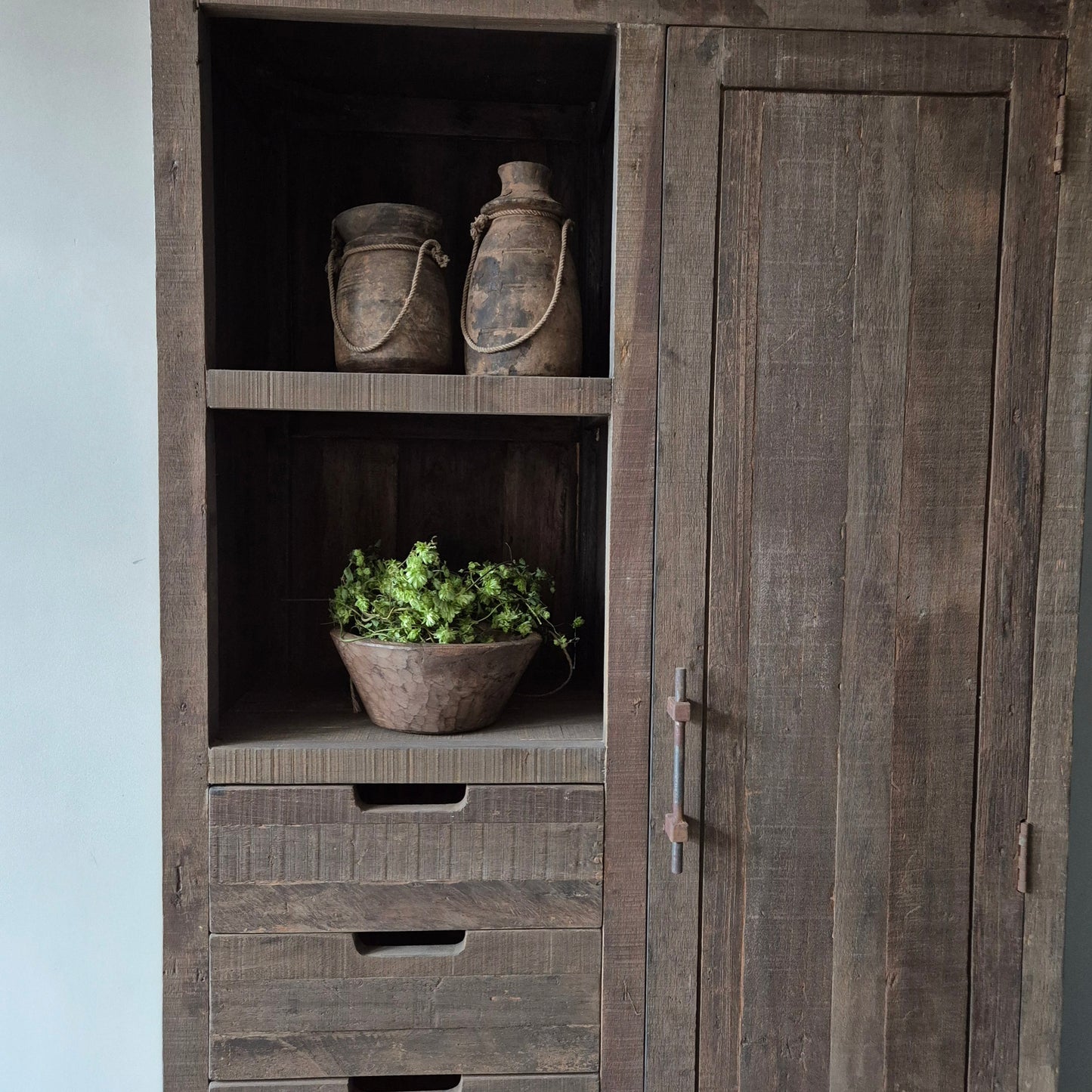 Opbergkast | kast Bram L driftwood met lades