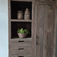 Opbergkast | kast Bram L driftwood met lades