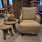 Landelijke fauteuil | Linnen stof | SALE