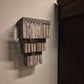 Wandlamp Iron Falls vierkant | Goldenbelt