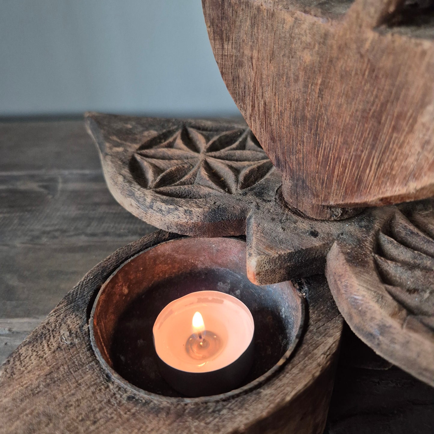 Oud houten spicebox nr. 3