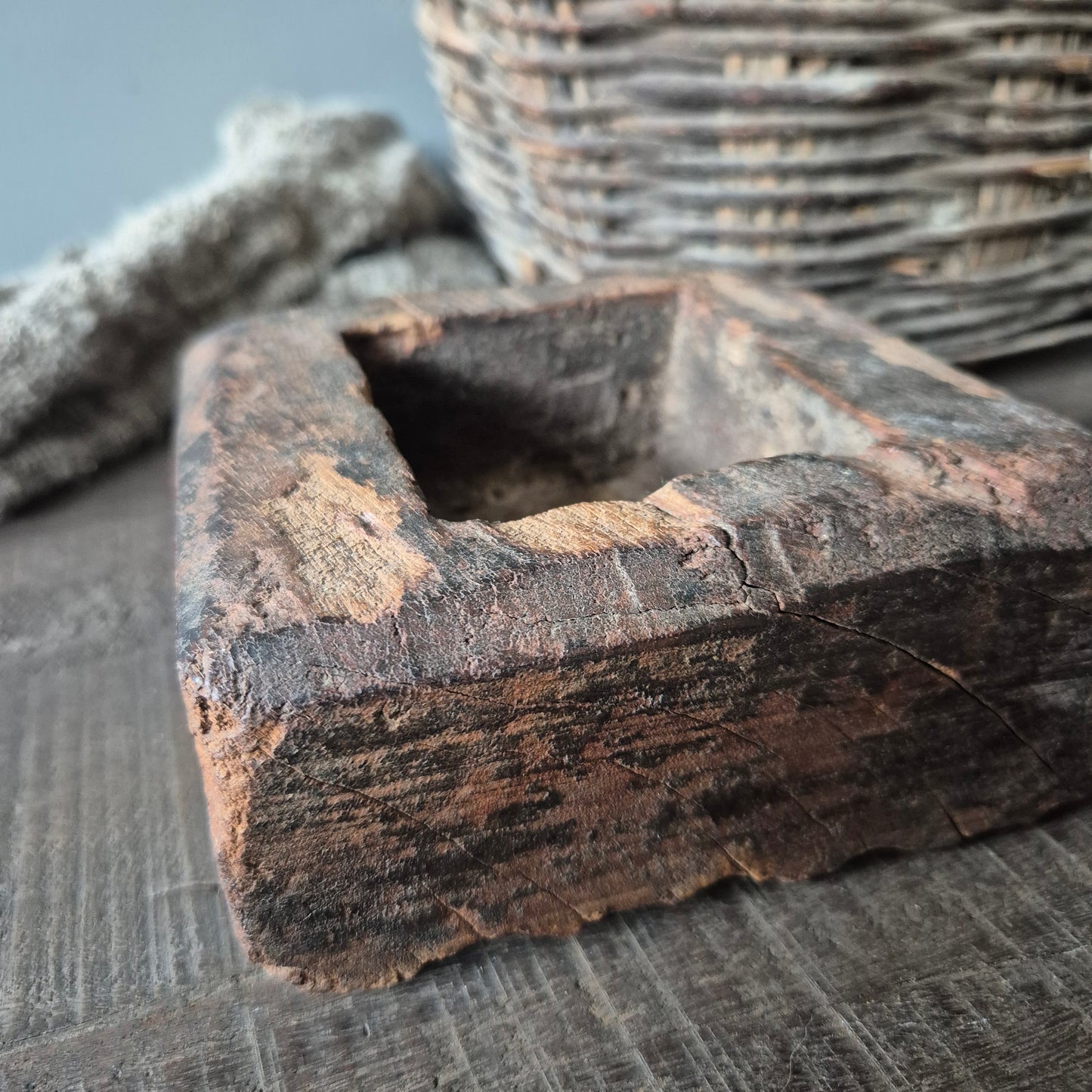 Uniek oud houten schaaltje nr. 2